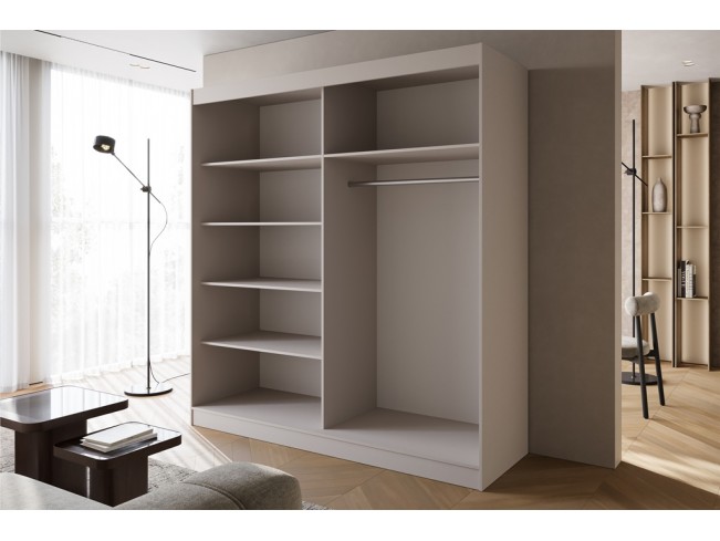 Szafa przesuwna Onli kaszmir uchwyt czarny 200 cm