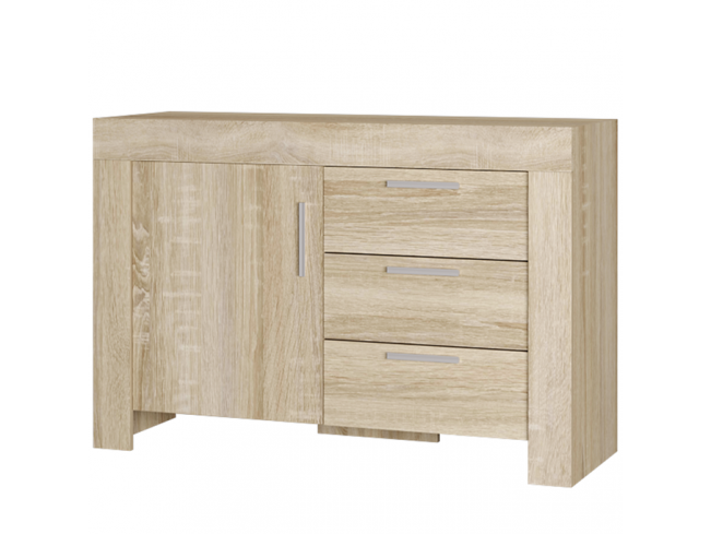 Komoda Lona sonoma 120 cm - widok ogólny