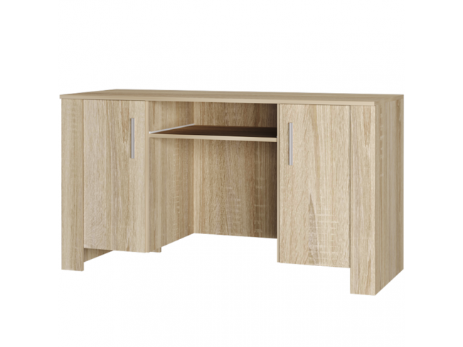 Biurko Lona 2 sonoma 140 cm - widok ogólny