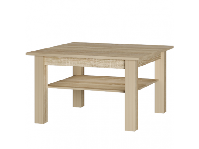 Stolik kawowy Lona sonoma 80 cm - widok ogólny