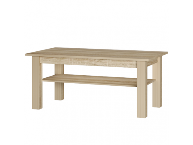 Stolik kawowy Lona sonoma 110 cm - widok ogólny