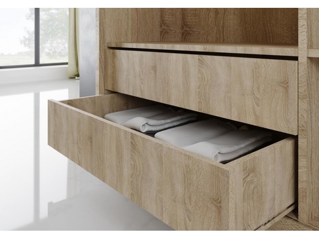 Szafa przesuwna Meblo 4 sonoma 270 cm