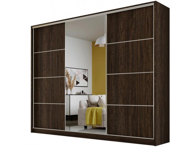 Szafa przesuwna Meblo 4 wenge 270 cm