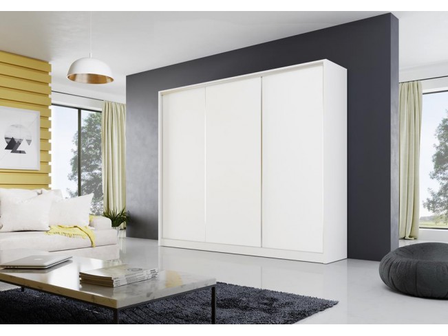 Szafa przesuwna Meblo biały mat 250 cm