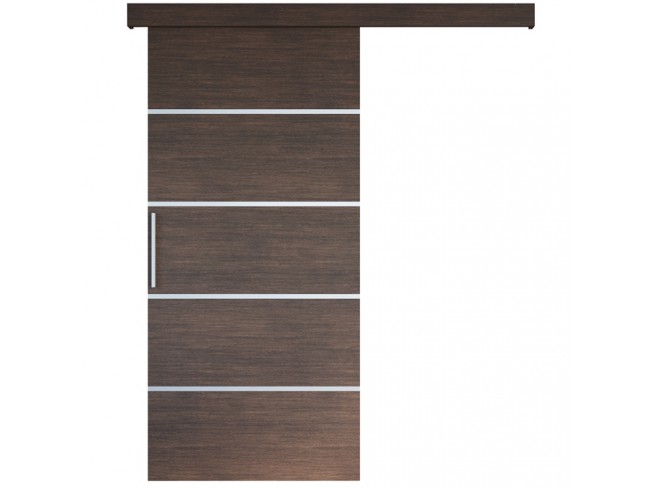Drzwi przesuwne Wero 2 choco 86 cm - widok ogólny