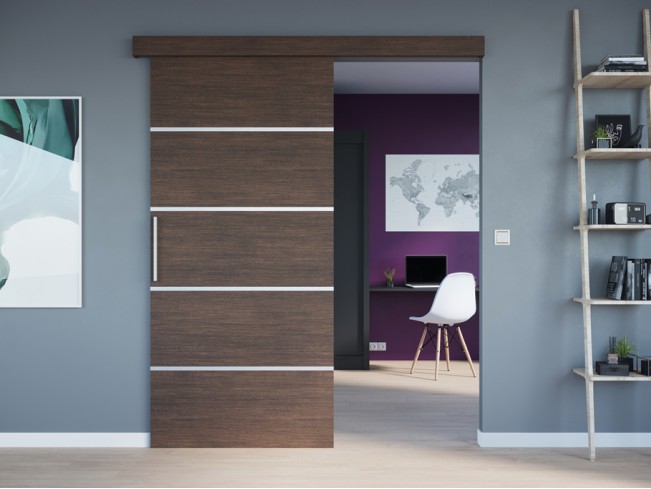 Drzwi przesuwne Wero 2 choco 96cm