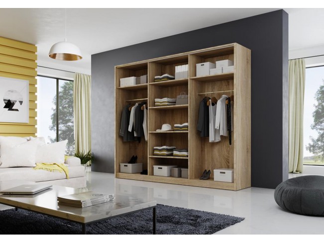 Szafa przesuwna Meblo sonoma 250 cm