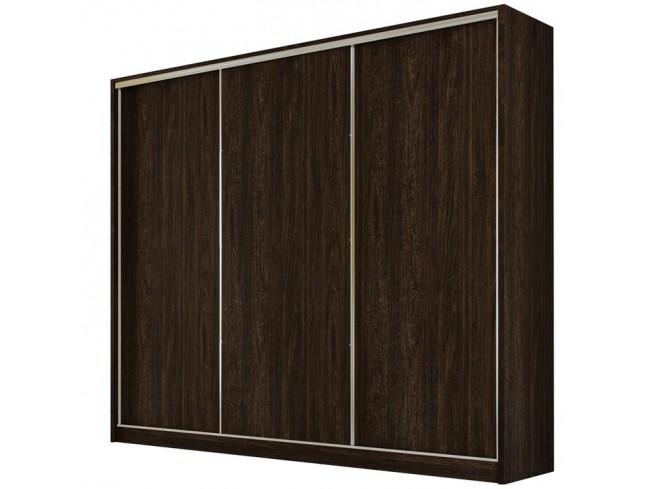 Szafa przesuwna Meblo wenge 250 cm - widok ogólny