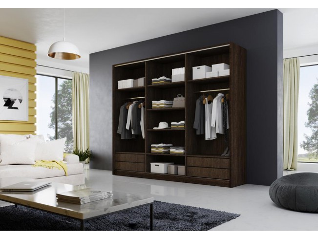 Szafa przesuwna Meblo wenge 250 cm