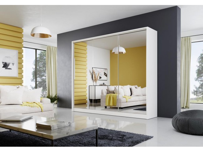 Szafa przesuwna Meblo 2 biały mat 250 cm