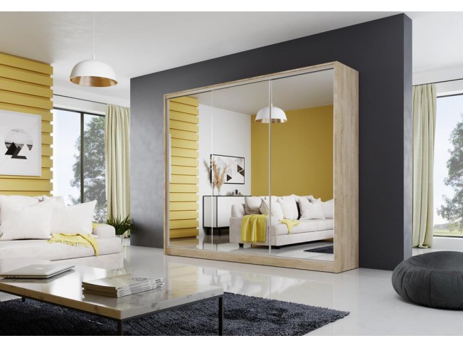 Szafa przesuwna Meblo 2 sonoma 250 cm