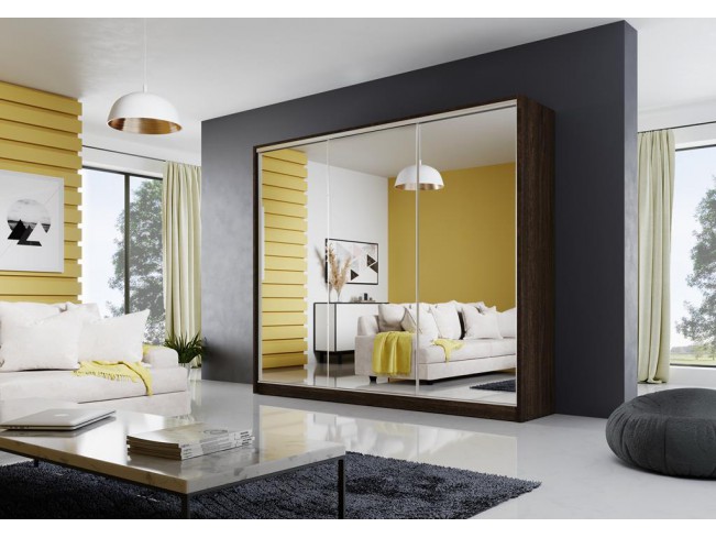 Szafa przesuwna Meblo 2 wenge 250 cm