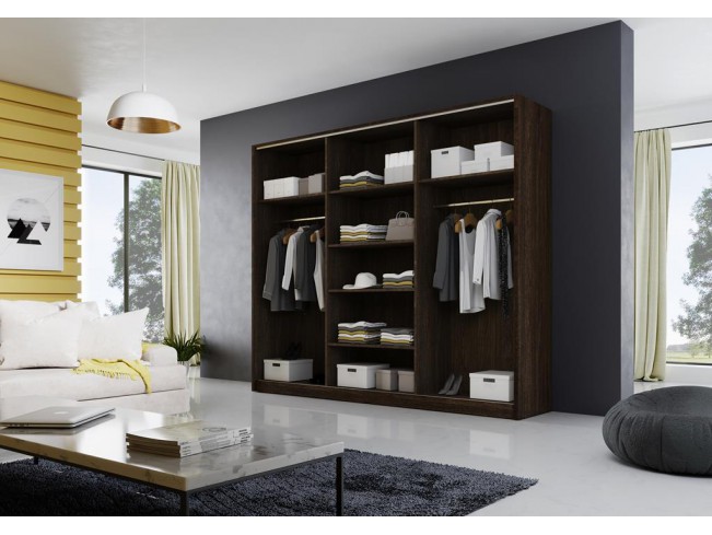 Szafa przesuwna Meblo 2 wenge 250 cm