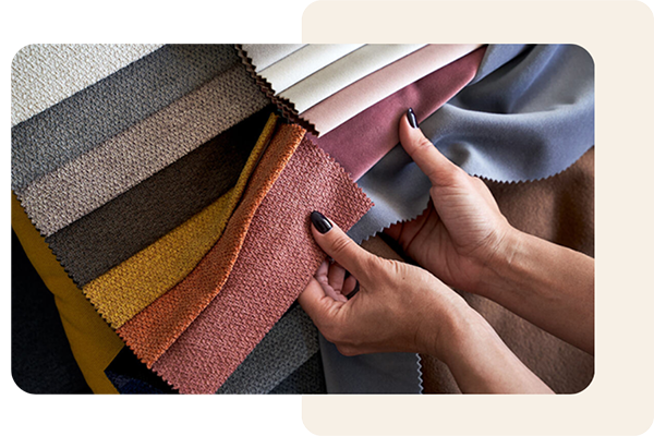 Bezpłatny wzornik tkanin i kolorów Meblify - zamów online